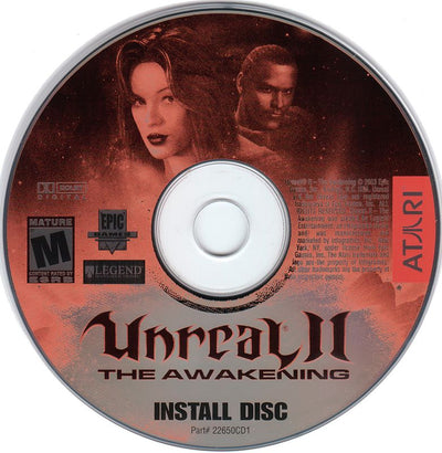 Unreal II The Awakening Disc 1-2 Microsoft Windows PC CD