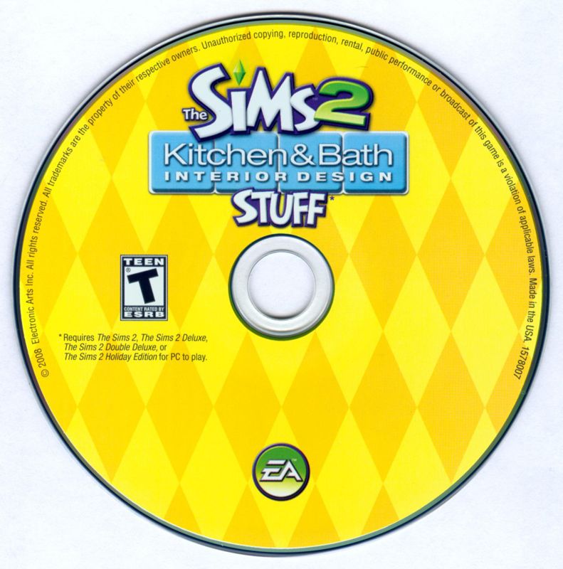 The Sims 2 Kitchen & Bath Interior Design Stuff Microsoft Windows PC CD-PC Gamez USA