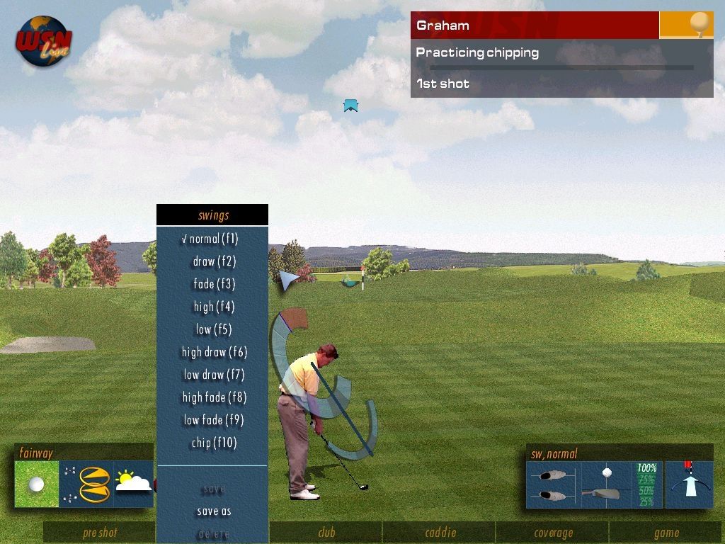 Pro 18 World Tour Golf Disc 1-2 Microsoft Windows PC CD-PC Gamez USA