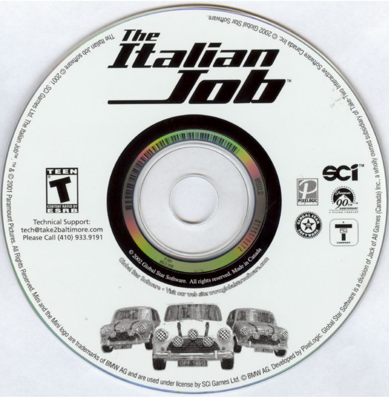 The Italian Job Microsoft Windows PC CD-PC Gamez USA