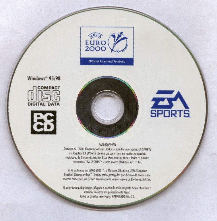 UEFA Euro 2000 Microsoft Windows PC CD-PC Gamez USA
