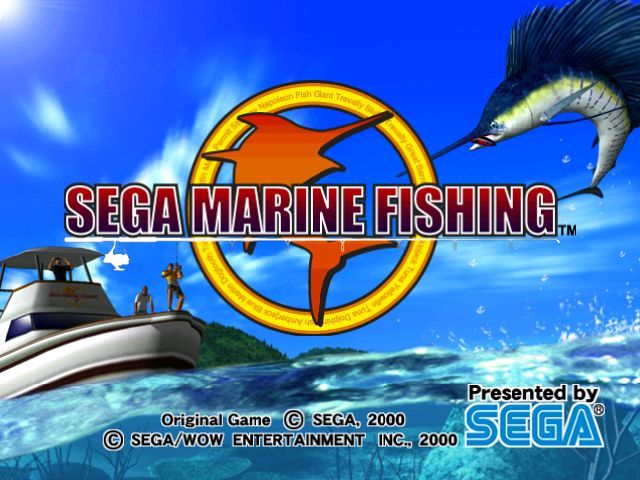 Sega Marine Fishing Microsoft Windows PC CD-PC Gamez USA