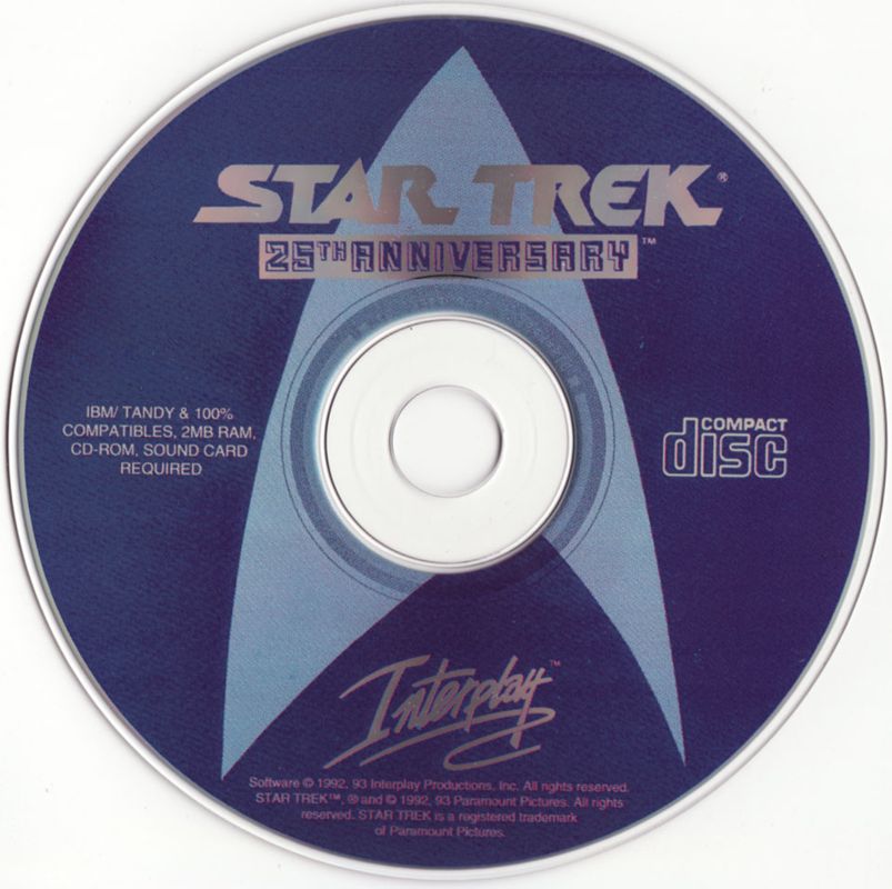 Star Trek - 25th Anniversary Enhanced CD-ROM Microsoft Windows PC CD-PC Gamez USA