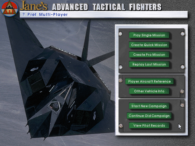 Janes Combat Simulations ATF Advanced Tactical Fighters Gold Microsoft Windows PC CD-PC Gamez USA