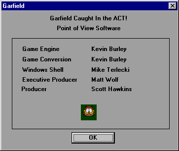 Garfield - Caught in the Act Microsoft Windows PC CD-PC Gamez USA
