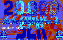 20,000 Leagues Under the Sea title screen with multicolored lettering and abstract pixel artwork.