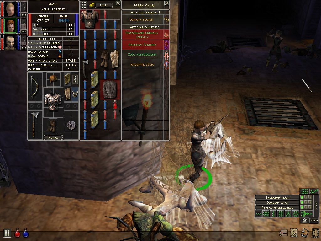 Dungeon Siege Disc 1-2 2002 Microsoft Windows UbiSoft Square Enix PC CD-PC Gamez USA