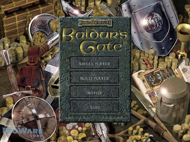 Baldur's Gate 1998 Disc 1-5 Microsoft Windows PC CD-PC Gamez USA