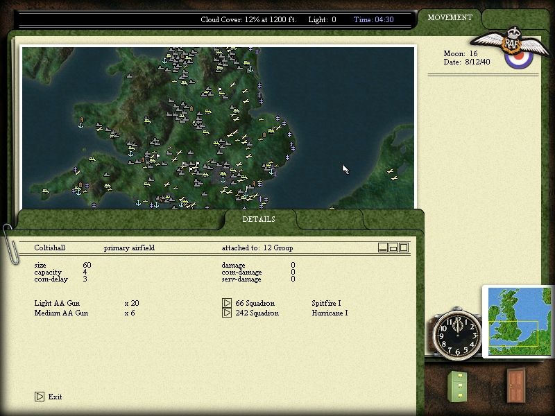 Battle of Britain Microsoft Windows PC CD-PC Gamez USA