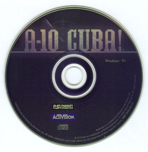A-10 Cuba! physical PC game CD - PC Gamez USA