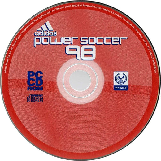 Adidas Power Soccer '98 physical PC game CD - PC Gamez USA