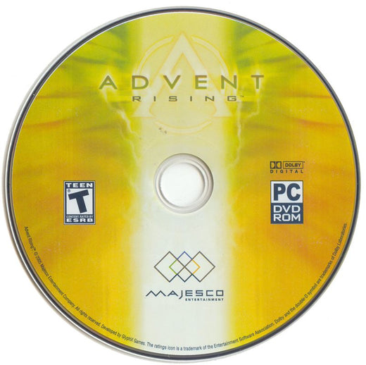 Advent Rising Microsoft Windows PC CD-PC Gamez USA