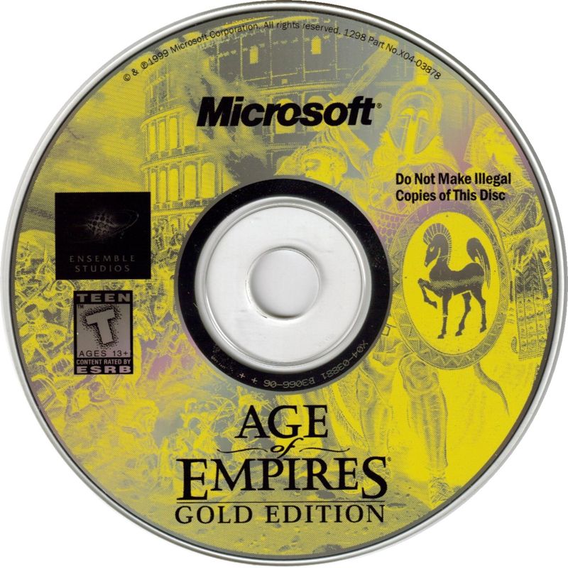 Age of Empires Gold Edition Microsoft Windows PC CD-PC Gamez USA