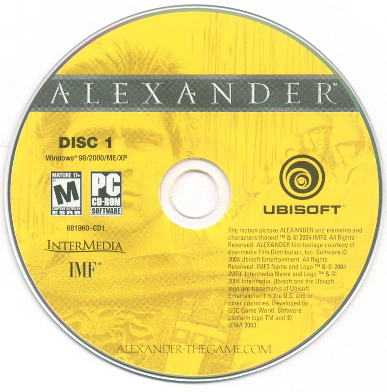 Alexander Disc 1-2 Microsoft Windows PC CD-PC Gamez USA