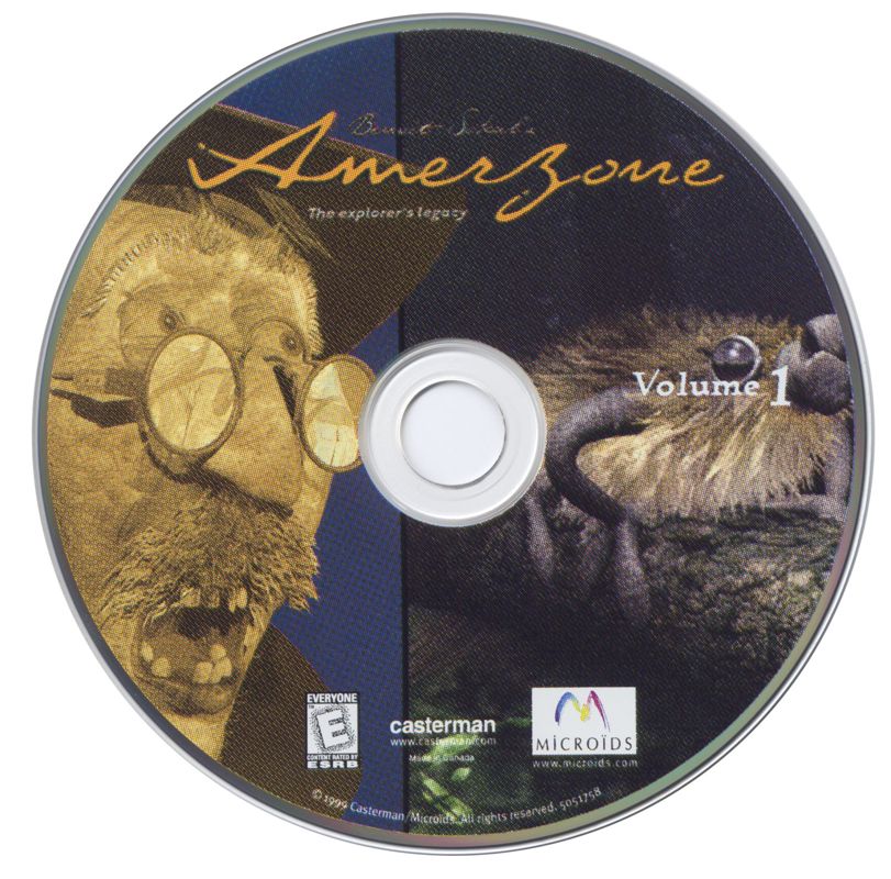 Amerzone The Explorers Legacy Disc 1-2 Microsoft Windows PC CD-PC Gamez USA