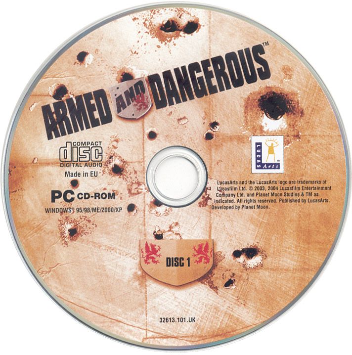 Armed and Dangerous Disc 1 - 2 Microsoft Windows PC CD-PC Gamez USA