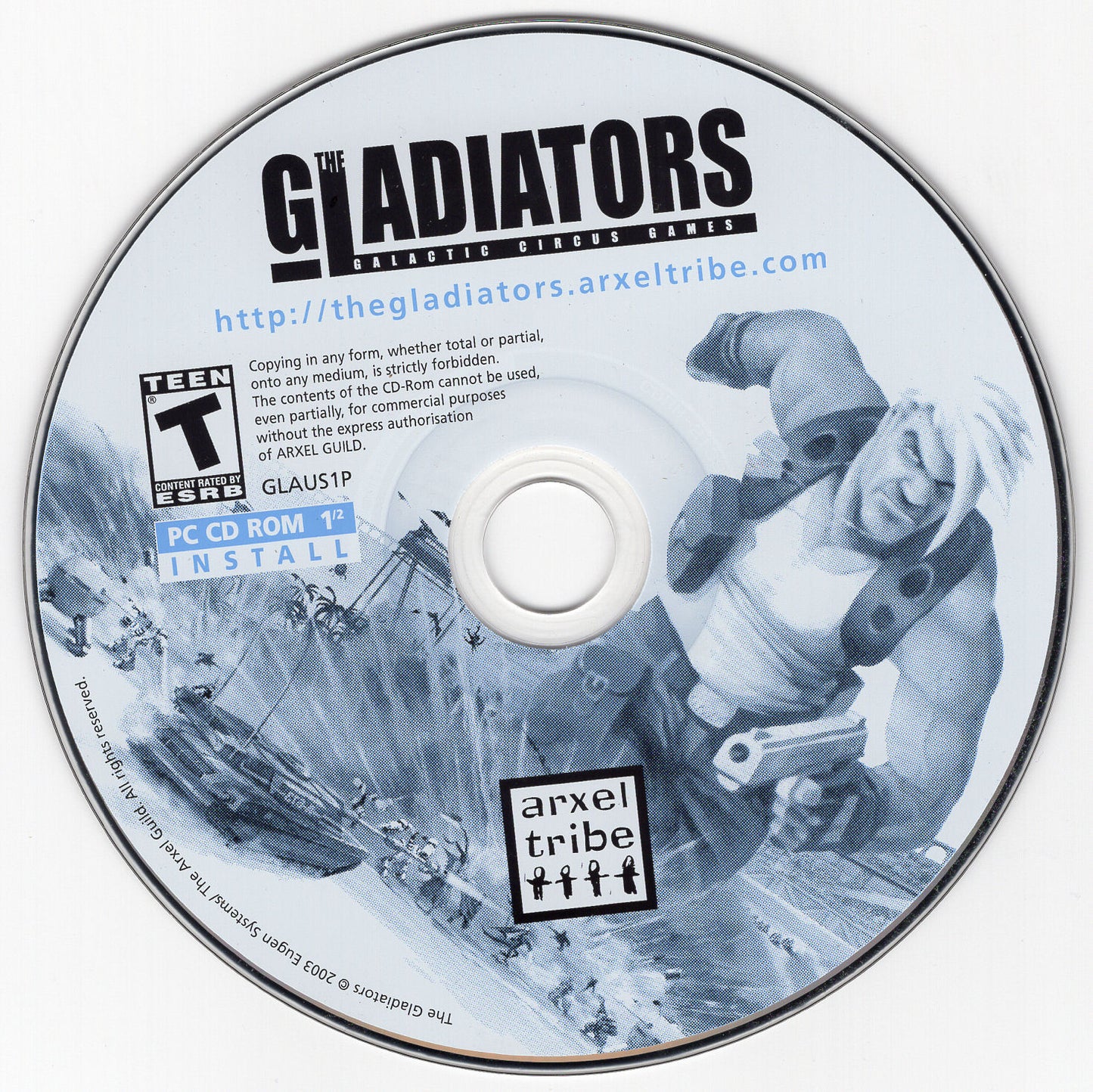 Arxel Guild The Gladiators Galactic Circus Games Disc 1-2 Microsoft Windows PC CD-PC Gamez USA