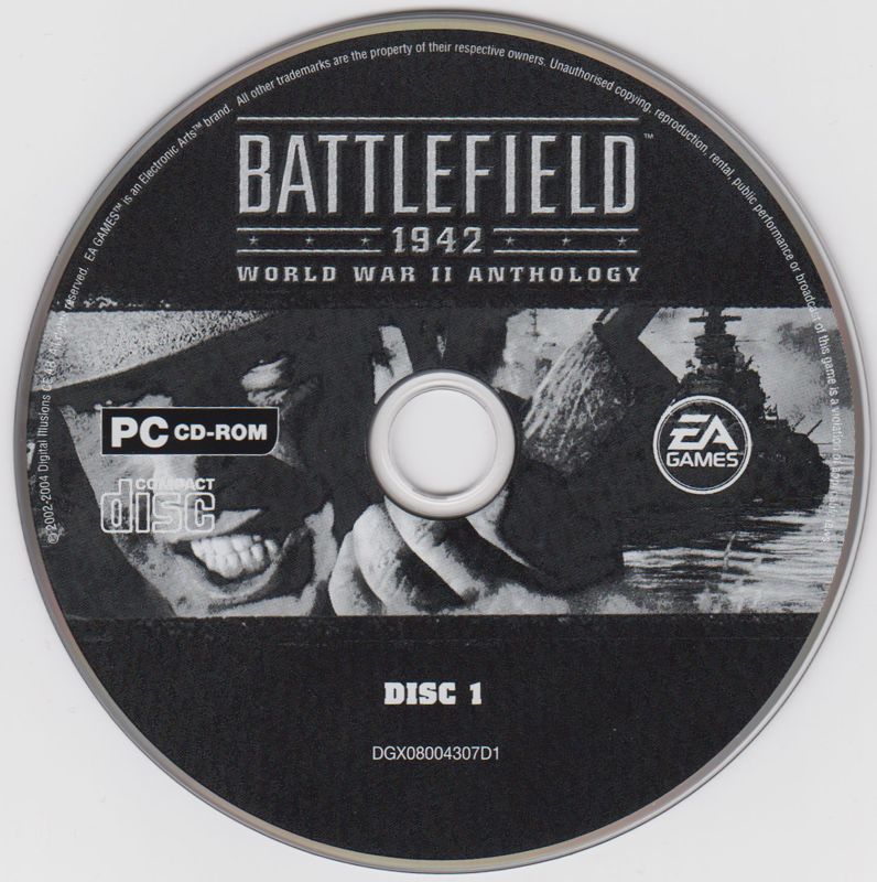 Battlefield 1942 World War II Anthology Disc 1-4 Microsoft Windows PC CD-PC Gamez USA