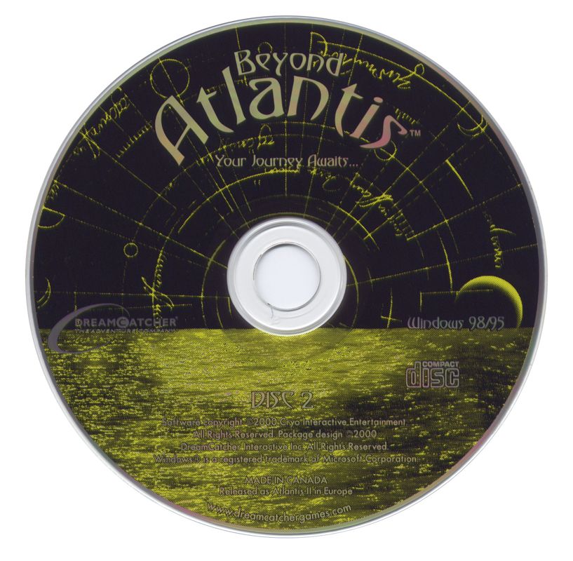 Beyond Atlantis Disc 1-4 Microsoft Windows PC CD-PC Gamez USA