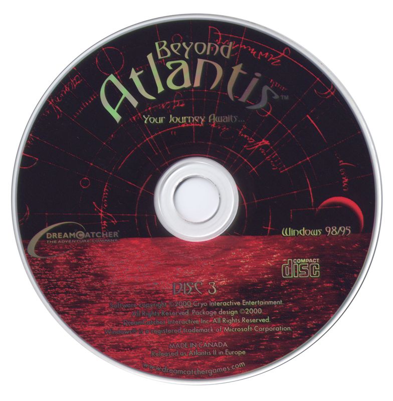 Beyond Atlantis Disc 1-4 Microsoft Windows PC CD-PC Gamez USA