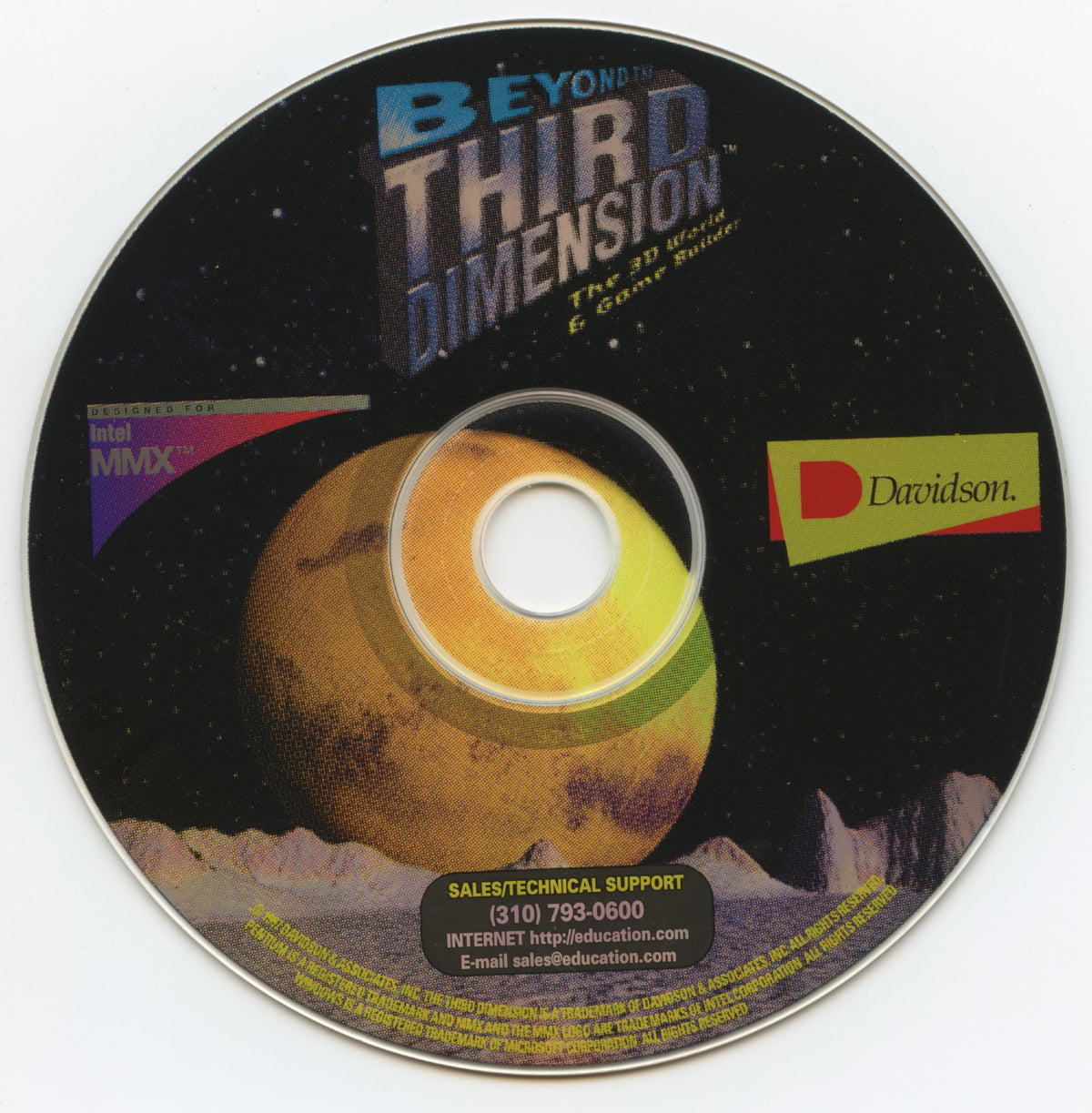Beyond The Third Dimension Microsoft Windows PC CD by PC Gamez USA