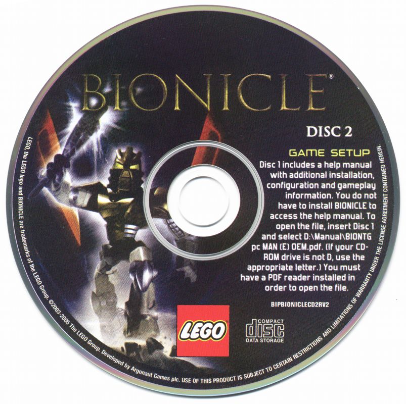 Bionicle Disc 1-2 Microsoft Windows PC CD-PC Gamez USA