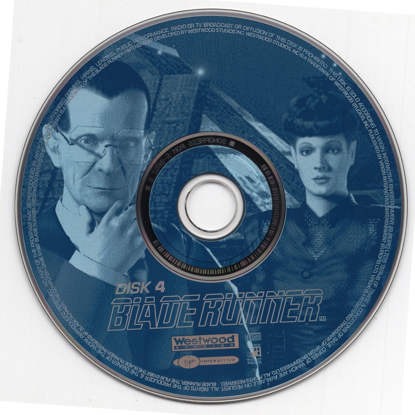 Blade Runner Disc 1-4 Microsoft Windows PC CD-PC Gamez USA