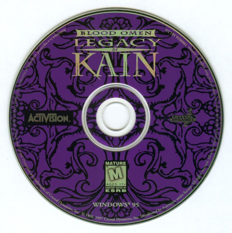 Blood Omen Legacy of Kain Microsoft Windows PC CD-PC Gamez USA