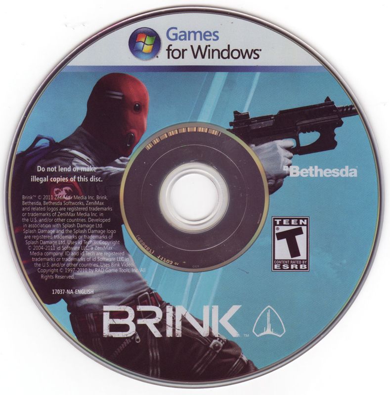 Brink Microsoft Windows PC DVD by PC Gamez USA