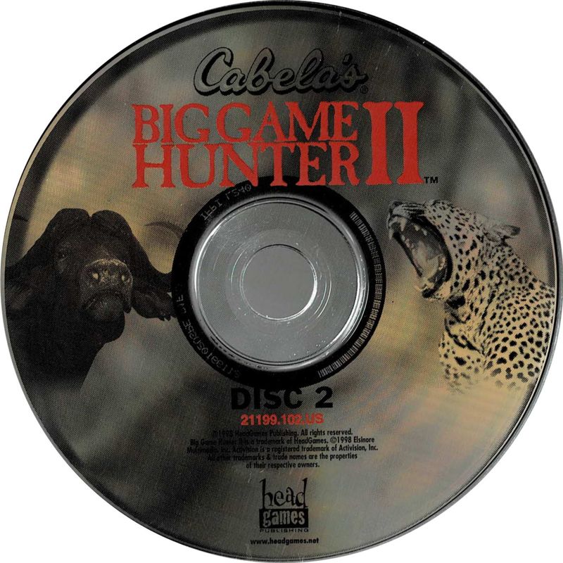 Cabela's Big Game Hunter II Disc 1-2 Microsoft Windows PC CD-PC Gamez USA