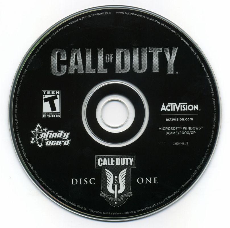 Call of Duty Disc 1-2 Microsoft Windows PC CD-PC Gamez USA