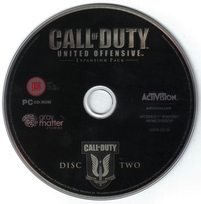 Call of Duty - United Offensive Disc 1-2 Microsoft Windows PC CD-PC Gamez USA