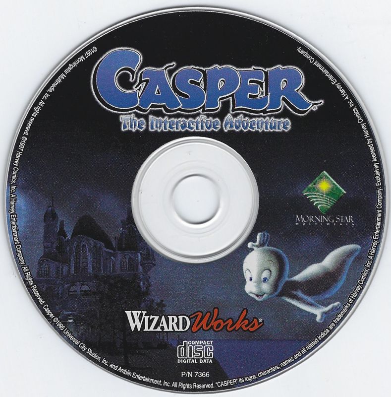 Casper The Interactive Adventure Microsoft Windows PC CD-PC Gamez USA