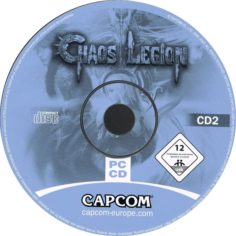 Chaos Legion Disc 1-2 Microsoft Windows PC CD-PC Gamez USA