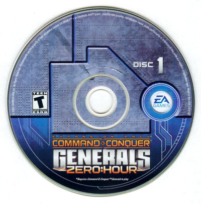 Command & Conquer - Generals - Zero Hour Disc 1-2 Microsoft Windows PC CD