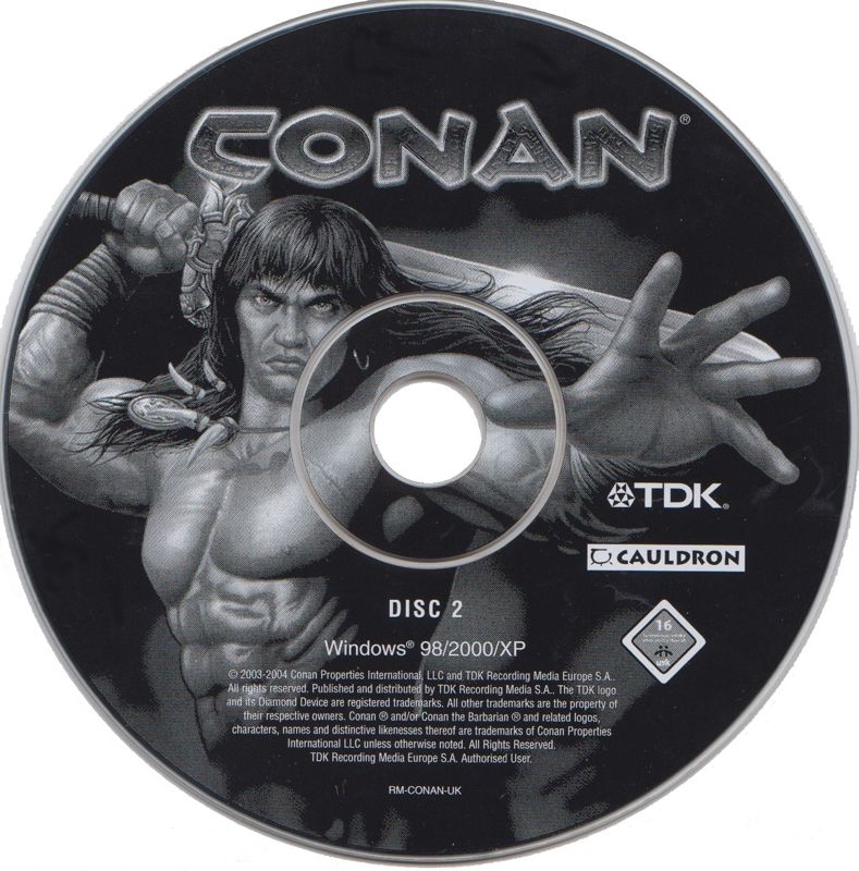 Conan Disc Disc 1-3 Microsoft Windows PC CD-PC Gamez USA