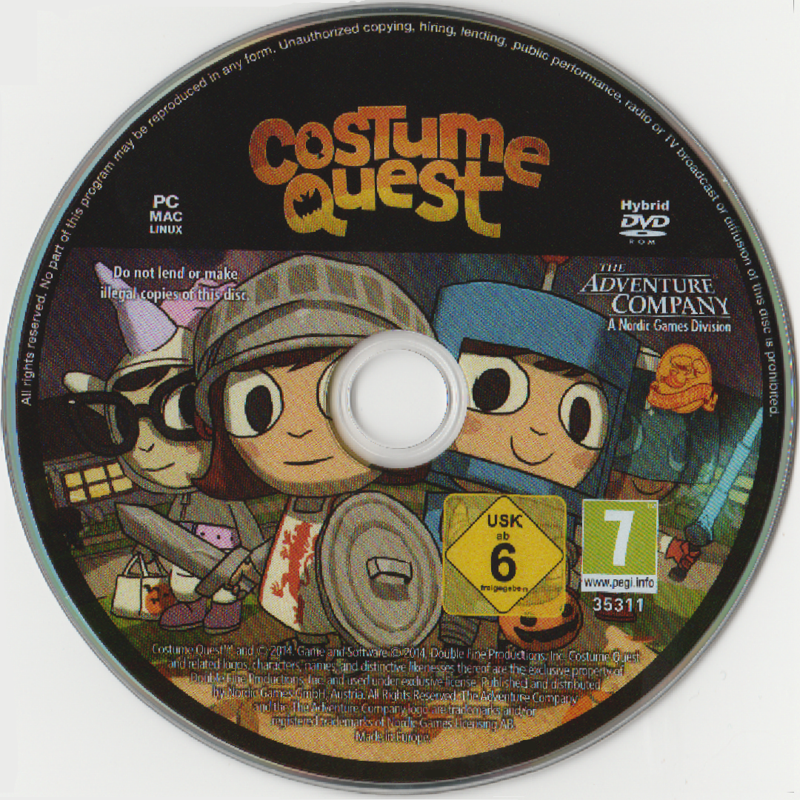 Costume Quest Microsoft Windows PC CD by PC Gamez USA