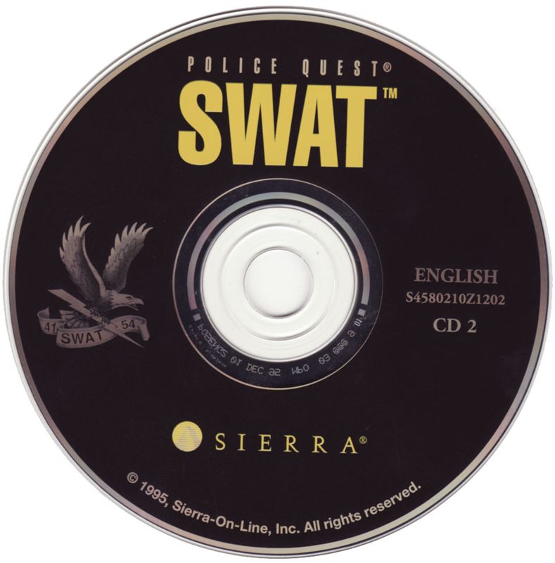 Daryl F. Gates' Police Quest - SWAT Disc 1-4 Microsoft Windows PC CD-PC Gamez USA
