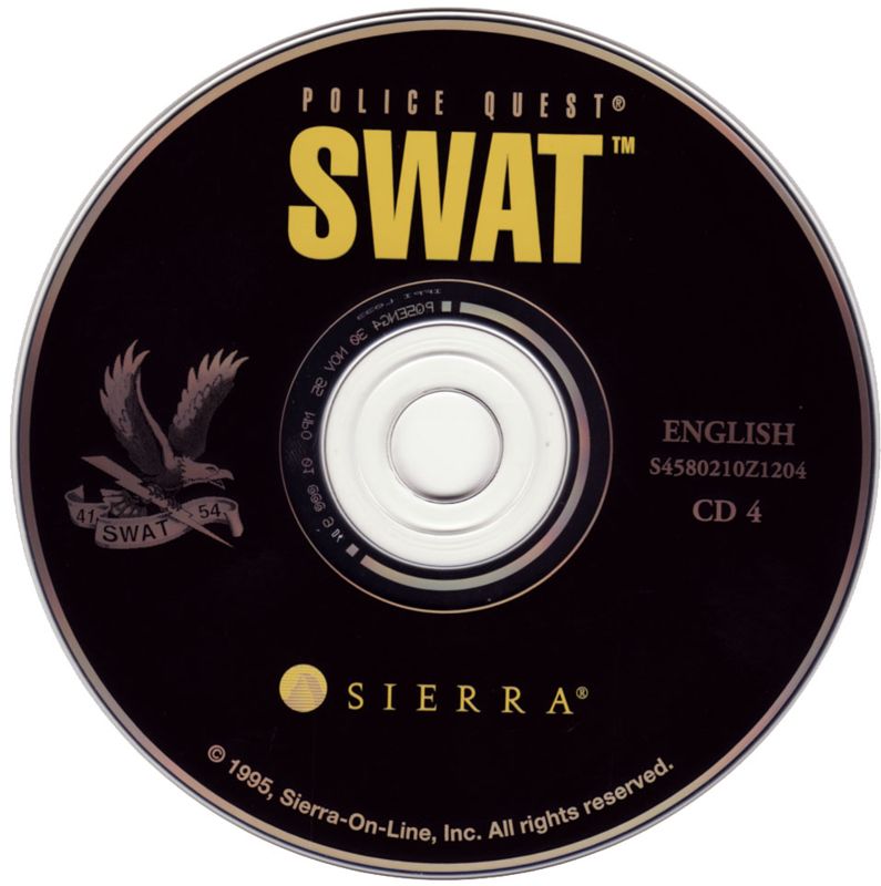 Daryl F. Gates' Police Quest - SWAT Disc 1-4 Microsoft Windows PC CD-PC Gamez USA