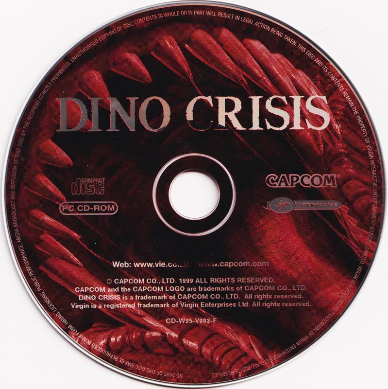 Dino Crisis Microsoft Windows PC CD-PC Gamez USA