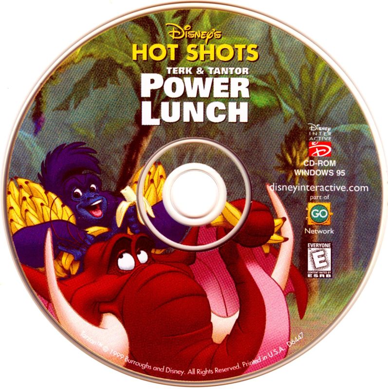 Disney Hot Shots Disney's Terk Tantor Power Lunch Microsoft Windows PC CD-PC Gamez USA