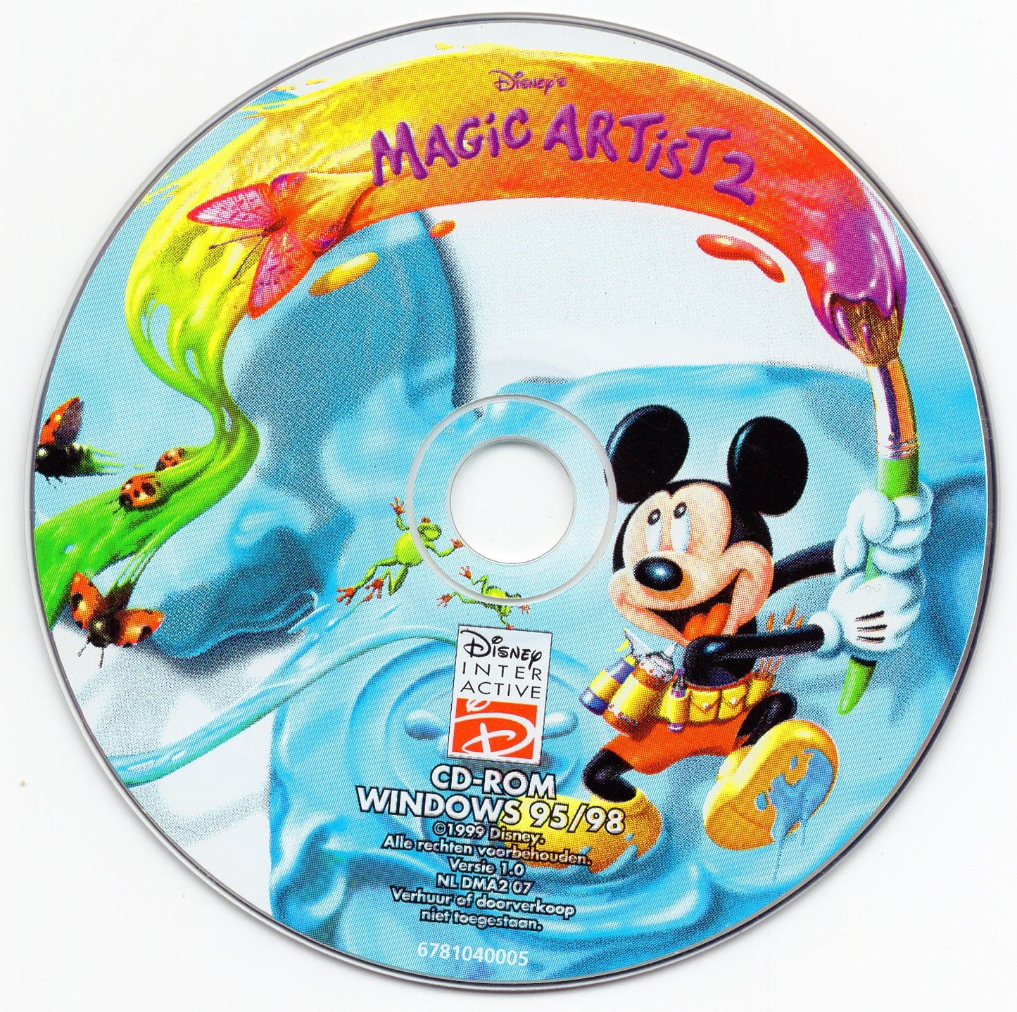 Disney's Magic Artist 2 Microsoft Windows PC CD-PC Gamez USA
