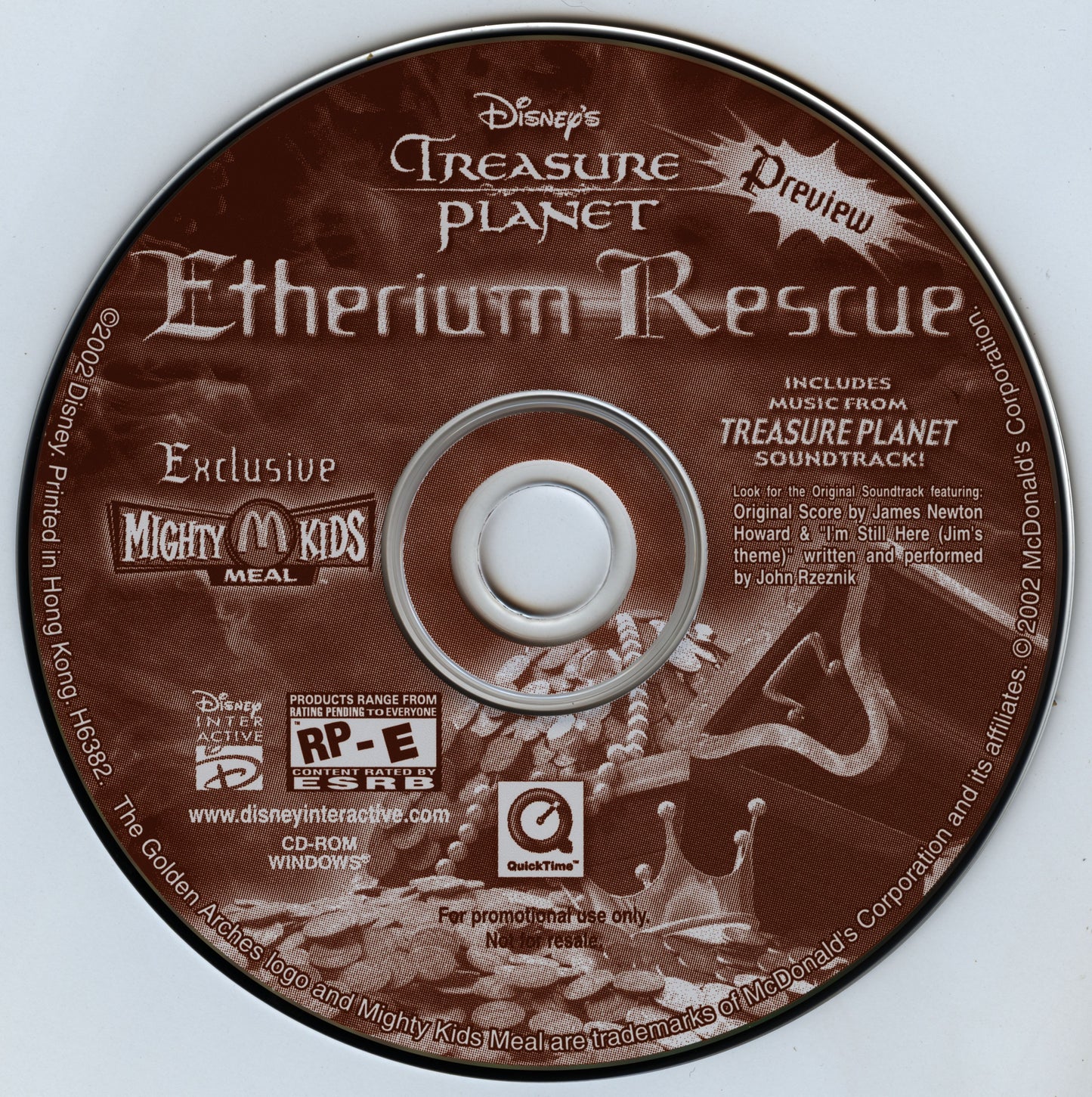 Disney's Treasure Planet Etherium Rescue Microsoft Windows PC CD-PC Gamez USA