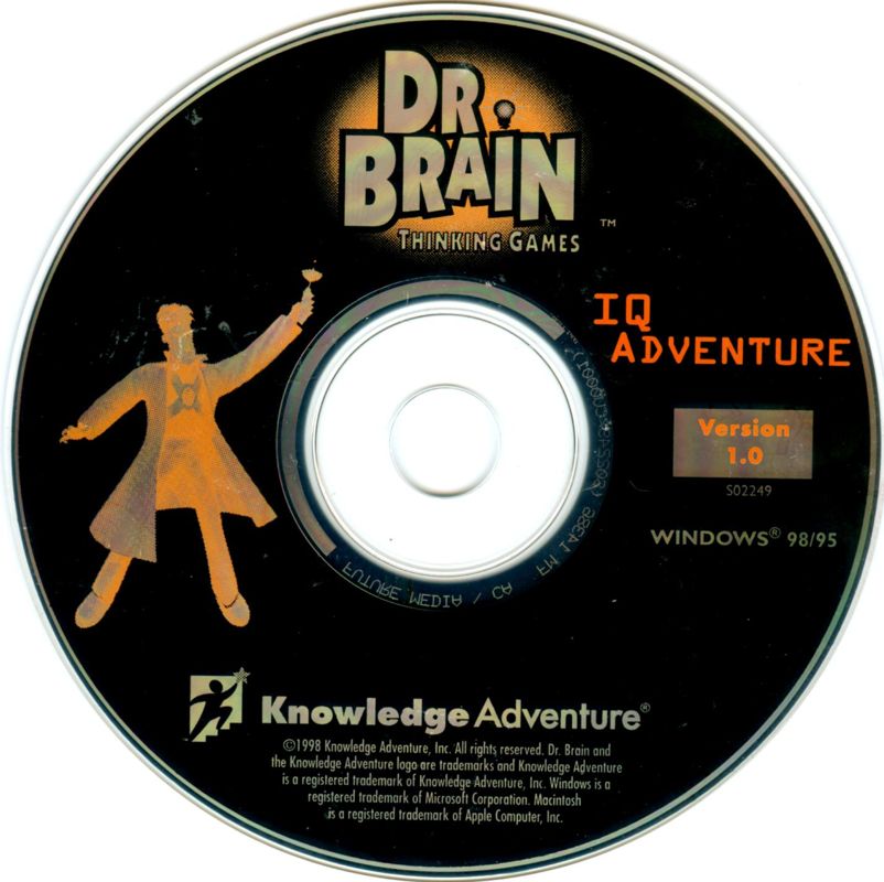 Dr. Brain Thinking Games IQ Adventure Microsoft Windows PC CD-PC Gamez USA