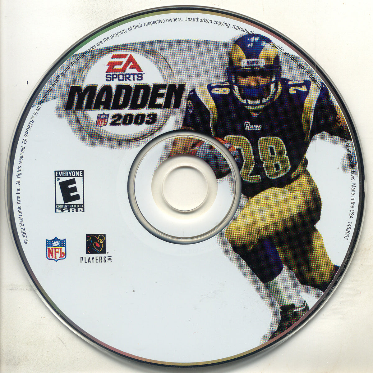 MADDEN NFL 03 Microsoft Windows PC CD-PC Gamez USA