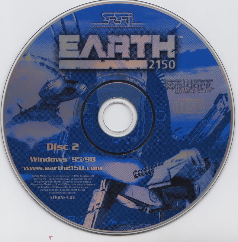 Earth 2150 Disc 1-2 Microsoft Windows PC CD-PC Gamez USA