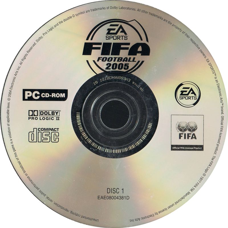 FIFA Soccer 2005 Disc 1-2 Microsoft Windows PC CD-PC Gamez USA