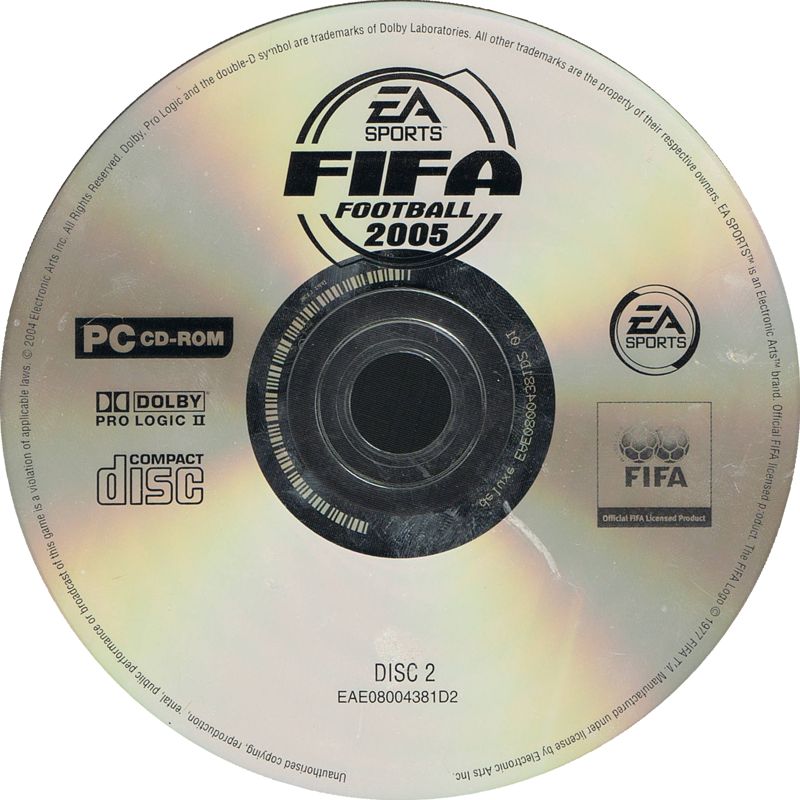 FIFA Soccer 2005 Disc 1-2 Microsoft Windows PC CD-PC Gamez USA