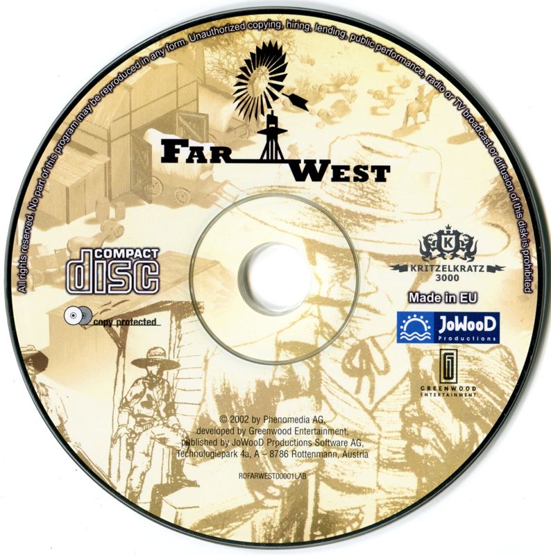 Far West Microsoft Windows PC CD-PC Gamez USA