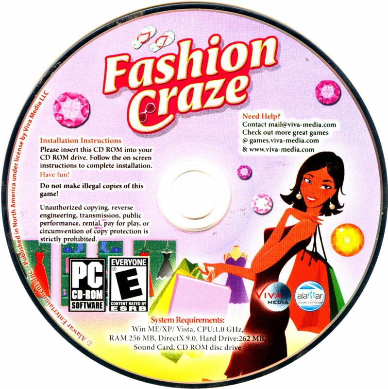 Fashion Craze Microsoft Windows PC CD by PC Gamez USA